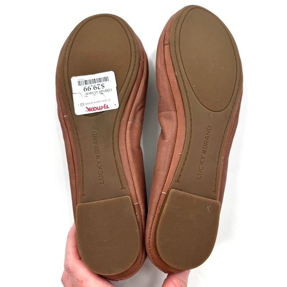 Lucky Brand Erin Brown Leather Ballet Flats - Picture 5 of 5